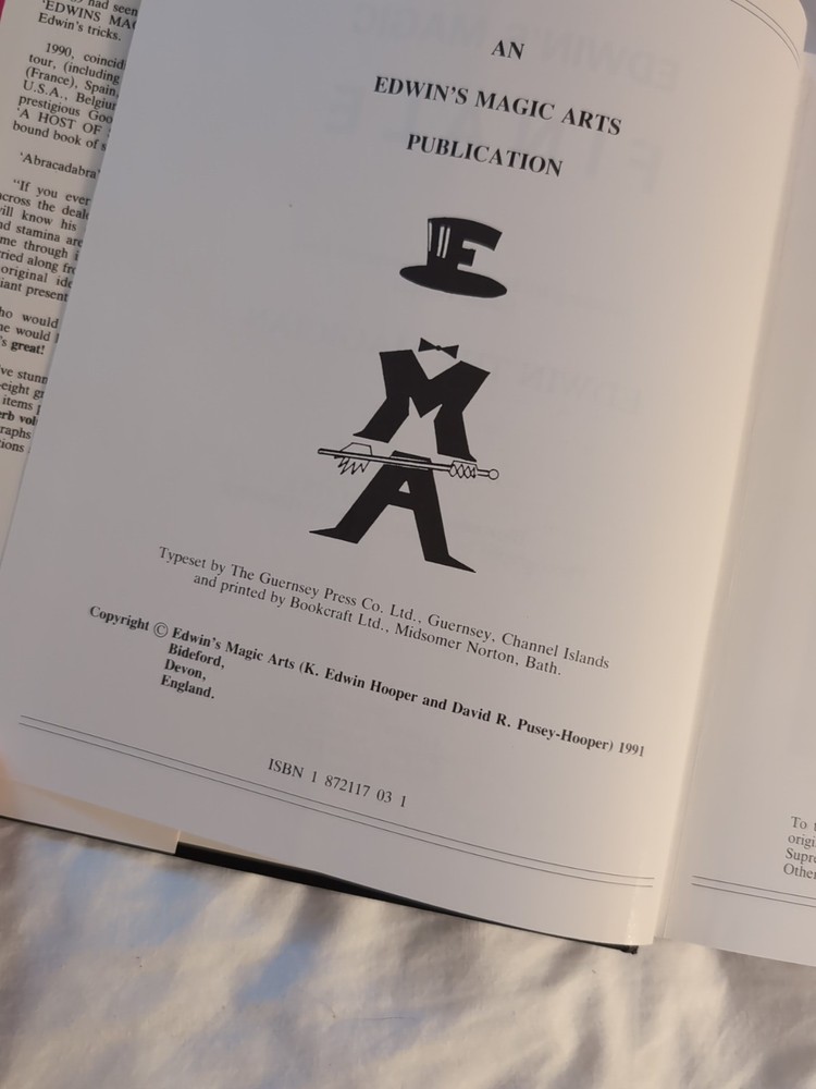 Edwin's Magic Finale Book 1991