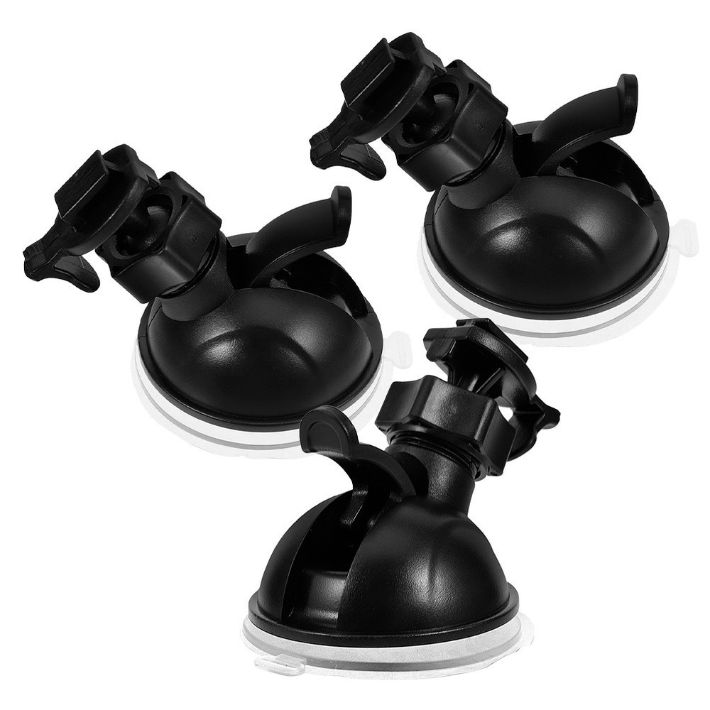 3 Pcs Camera Holder for Car Auto Suction Cup Windshield Dash Mount