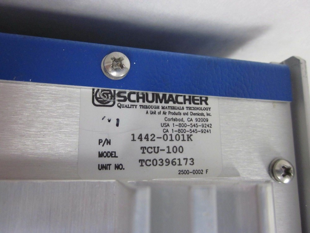 J.C. Schumacher Co. Model 100 Source Temp Control System., TCU-100, Used