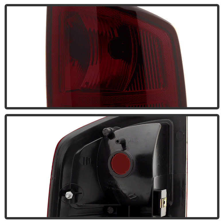 Red Smoked 2002-2006 Dodge Ram 1500 03-06 2500 3500 Tail Lights Lamps Left+Right