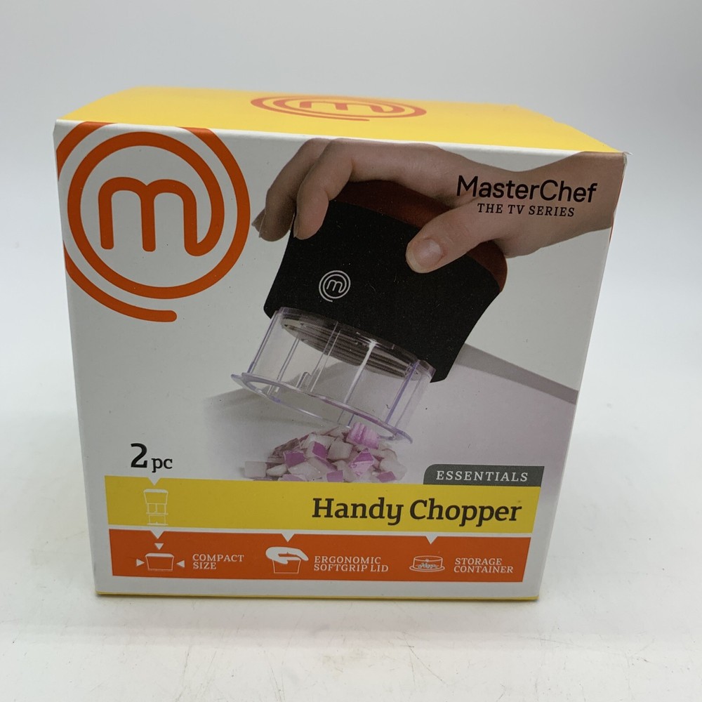 Masterchef Handy Handheld Mini Personal Slap Chopper Easy storage Onions Carrots