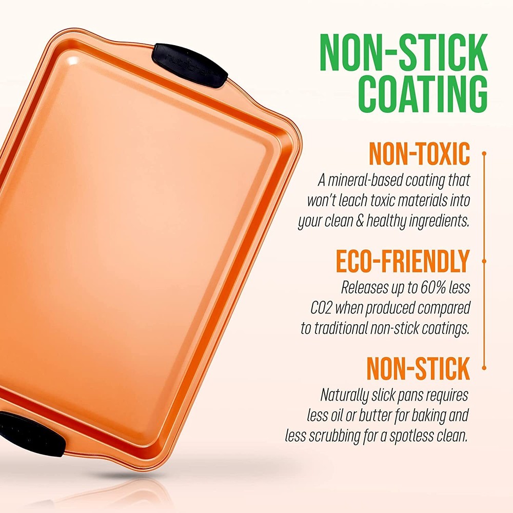 Nutrichef BKNC5PCSMEDCS Medium Cookie Sheet Baking Tray