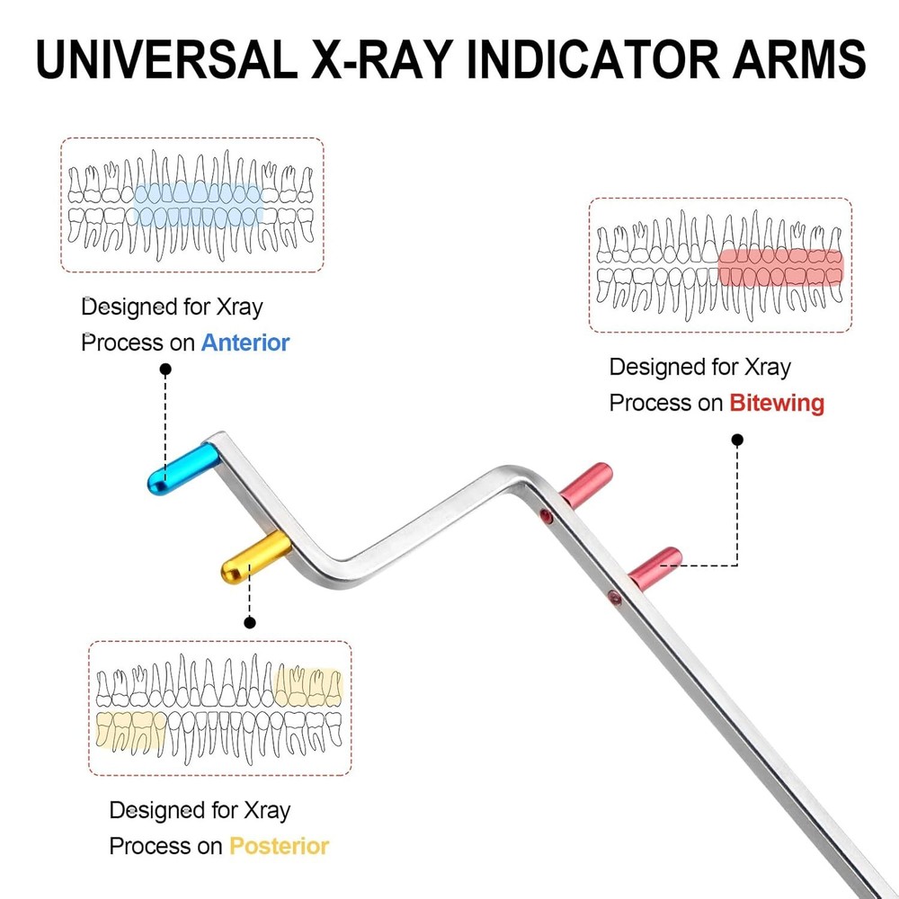 5Pcs Universal Dental X-Ray Indicator Aligning Arms Dental Xray Sensor Holders