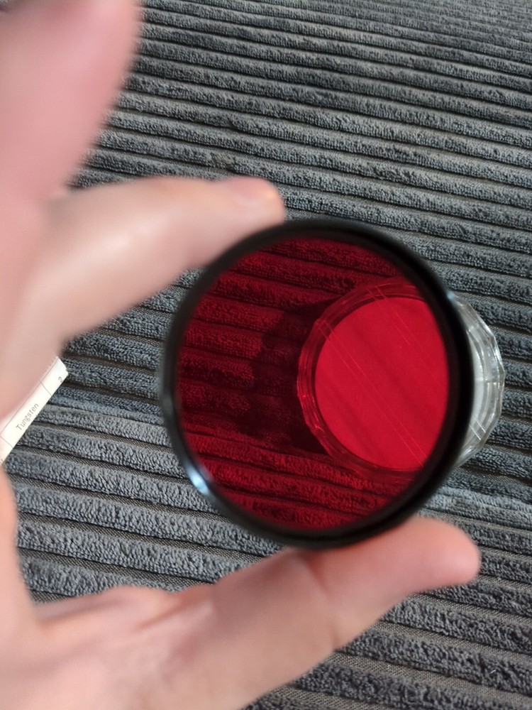 Milo Pro Filter Lens red 25A Size 55 mm Made Japan