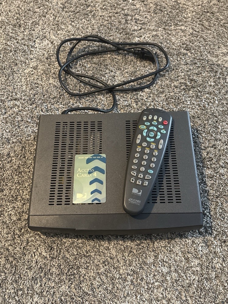 Hughes DIRECTV Receiver HIRD-E1 Silver Edition w/ Remote - TESTED & WORKING