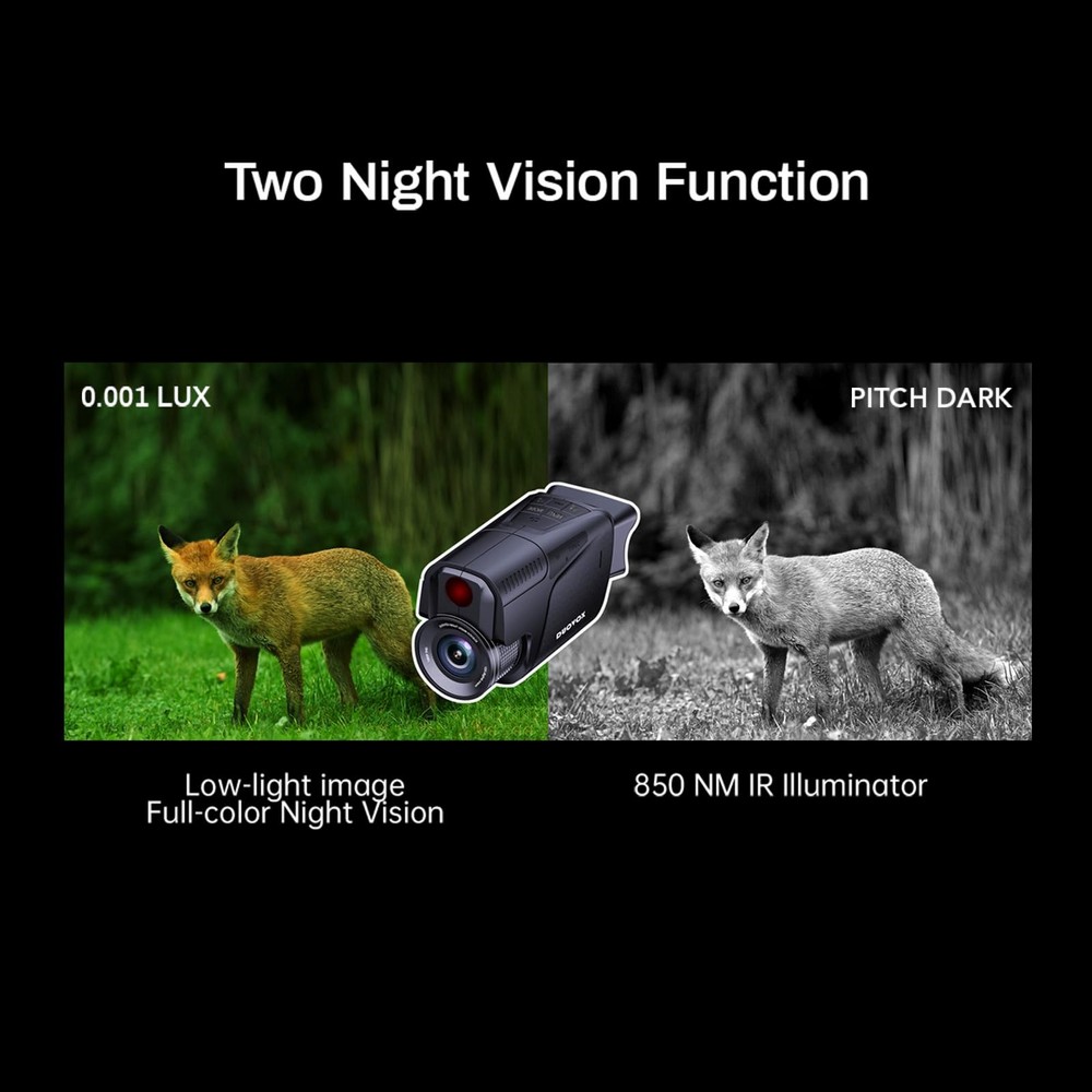 Night Vision Monocular with Full-Color, Digital Night Vision with 1500M Range...