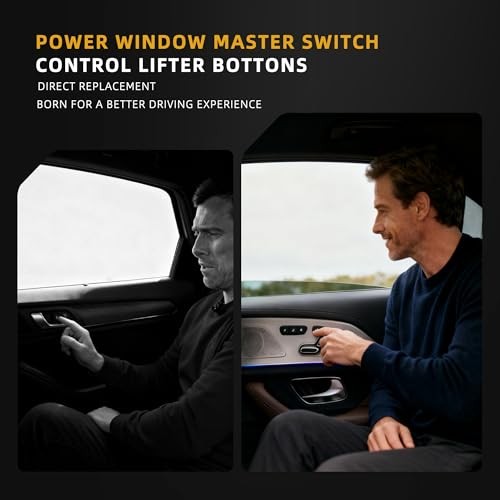 Power Window Master Switch Control Lifter Bottons for Dodge Challenger (Double