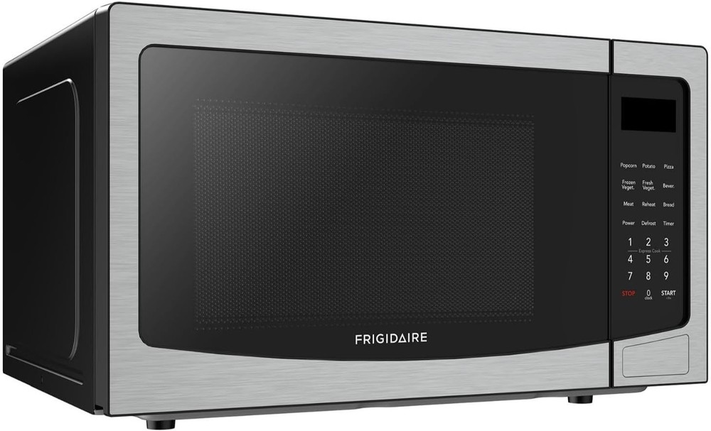 FRIGIDAIRE 1.1 Cu Ft Stainless Steel Countertop Microwave Oven, Multi Function,