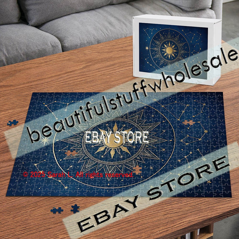 500 piece jigsaw puzzle Solar Mandala Celestial Geometry