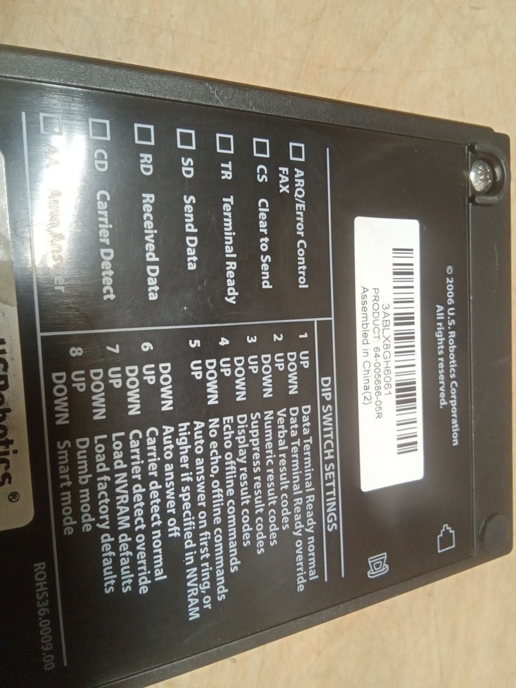 USRobotics V.92 Fax Modem 5686