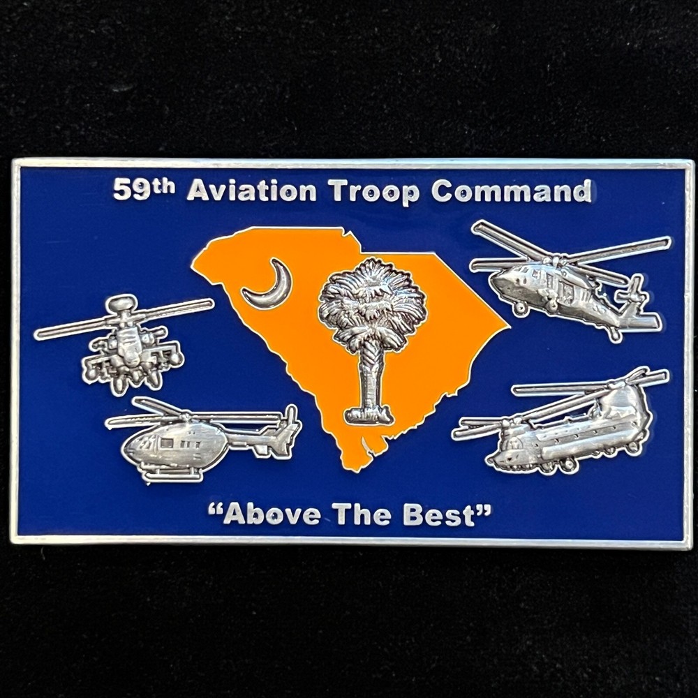 59th Aviation Troop Command Commander & CSM Challenge Coin
