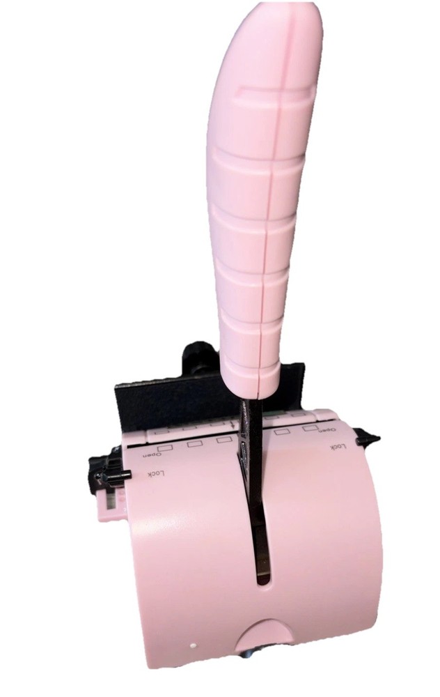 Zutter Bind-It-All V2.0 Pink Scrapbooking Binder Punch Bind Machine