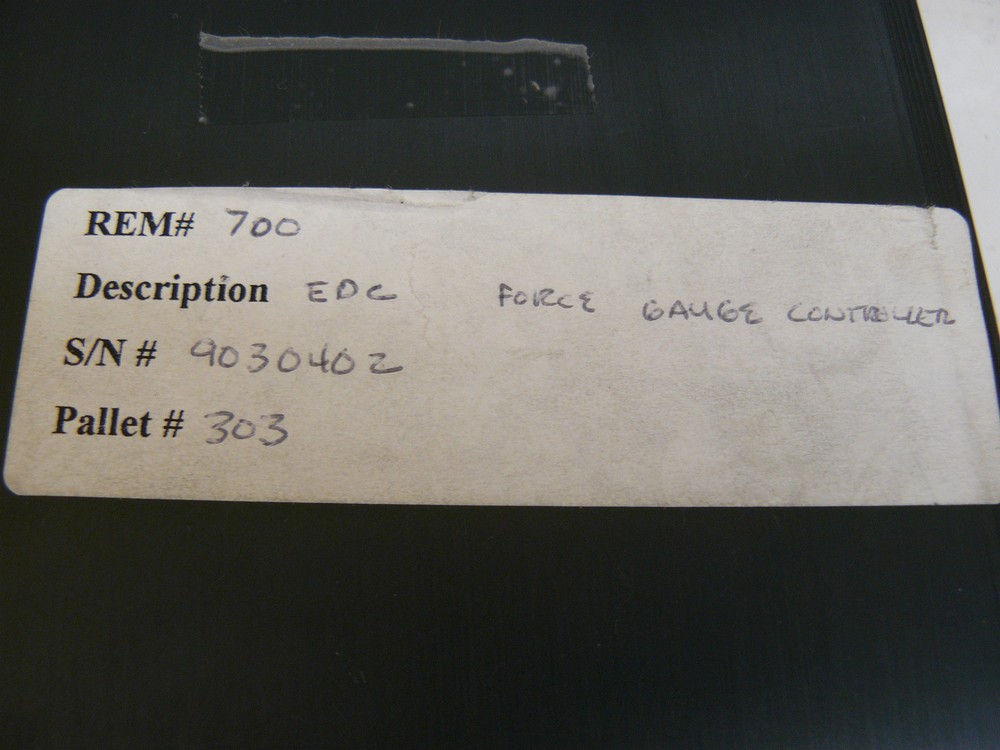 EDC EXCLUSIVE DESIGN CO FORCE GAUGE