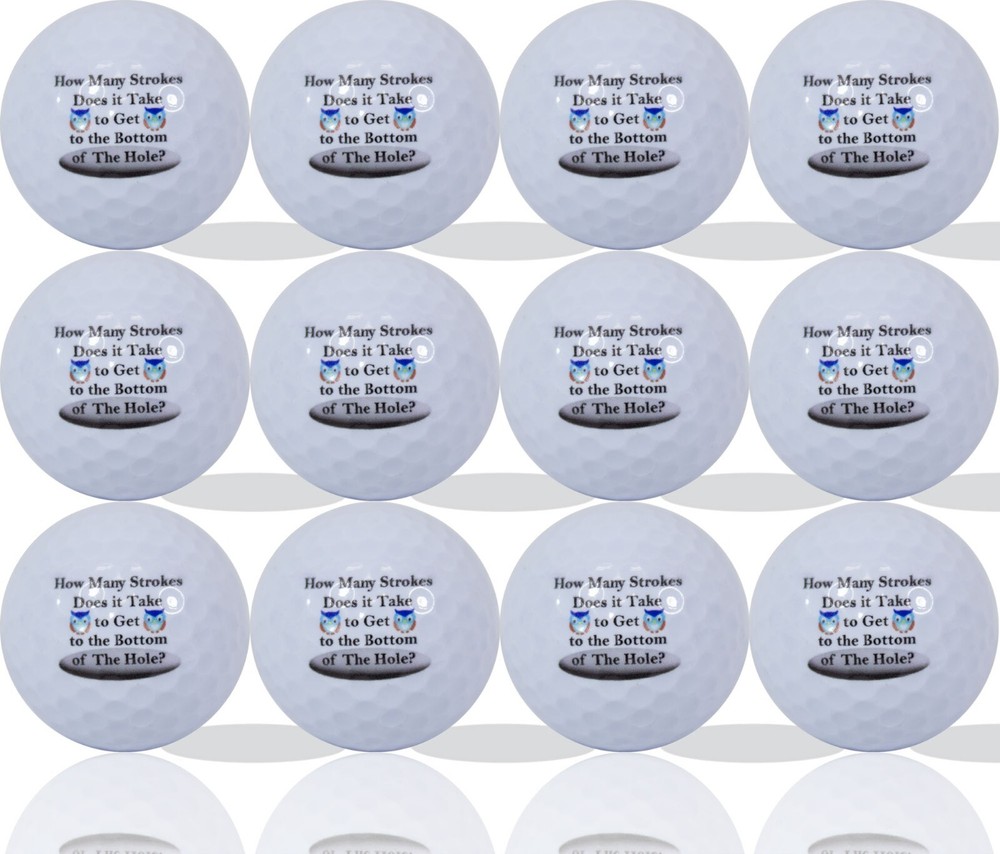 How Many Strokes Golf Balls 12 Pack - Perfect Gift Idea