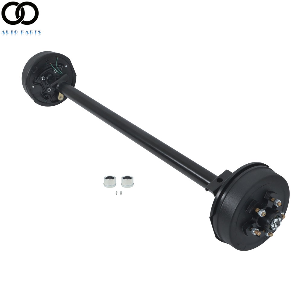 3.5k TK Trailer Axle 5 lug 3500lb Electric Brake Boat Cargo Dump RV Utility Axle