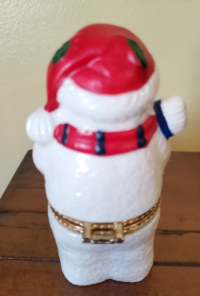 Snowman Trinket Box Holiday