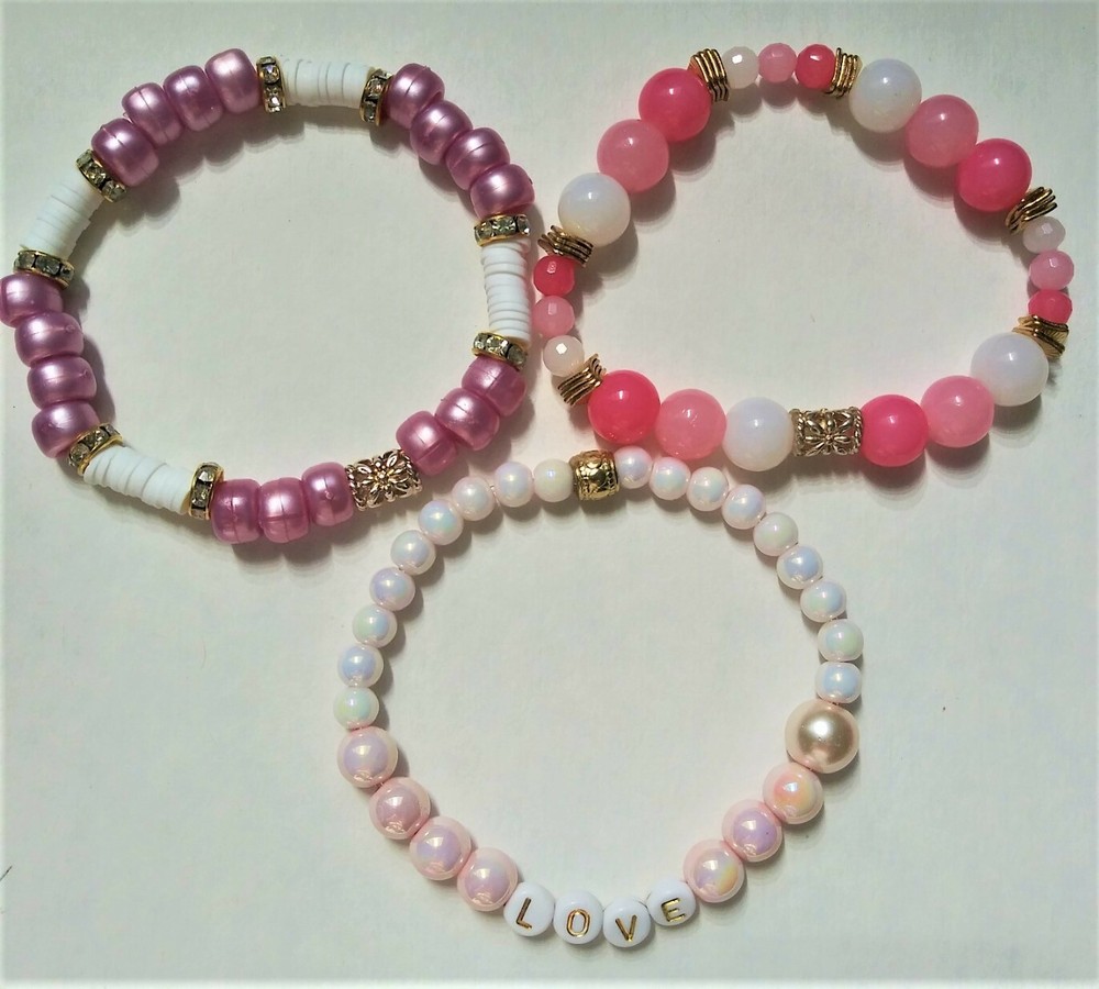 Love Stacked Stretchy Bracelets
