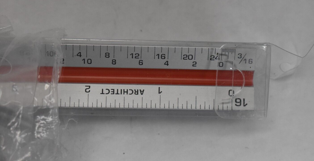 Nicunom 3 Pack Architectural Scale Ruler 12" Triangular Architect Scale Steel