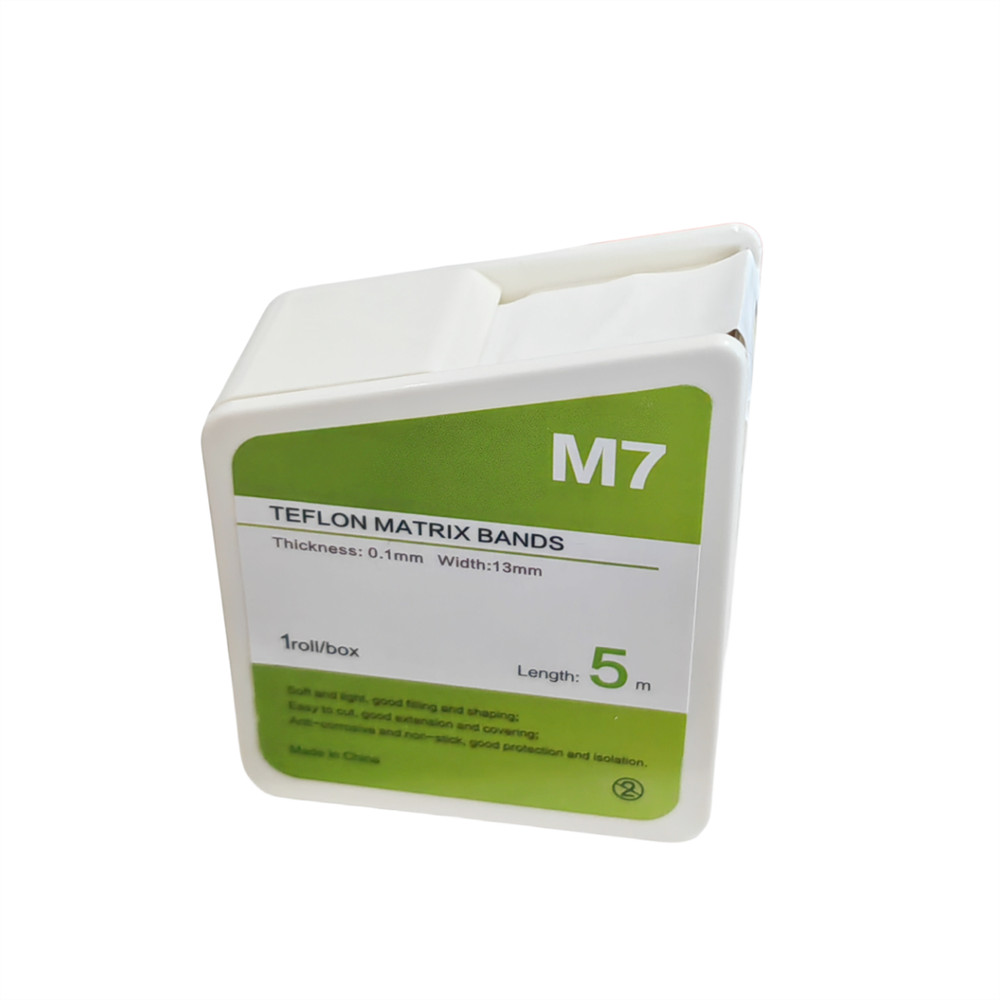 Dental Teflon Matrix Bands PTFT Matrices System Universal Belt 5M With Blade