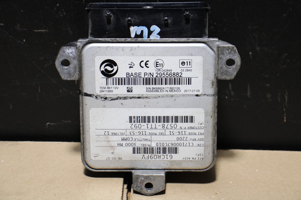 2017 Allison Transmission Control Module (TCM)