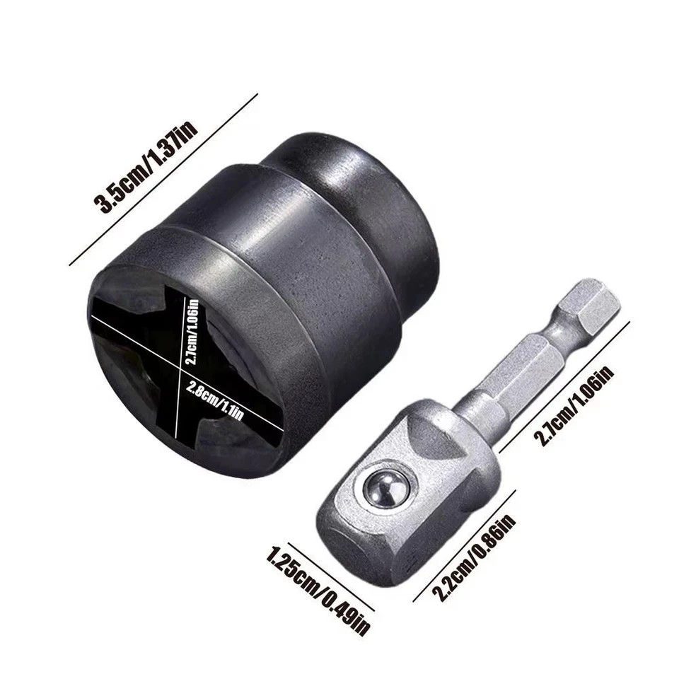 Car Jack Adapter Socket Converter for Scissor Jack Heavy Duty Tool