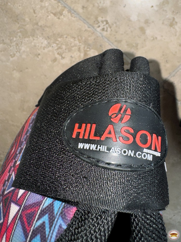 Medium Hilason Horse No Turn Training Protective Shock Absorbing Bell Boots