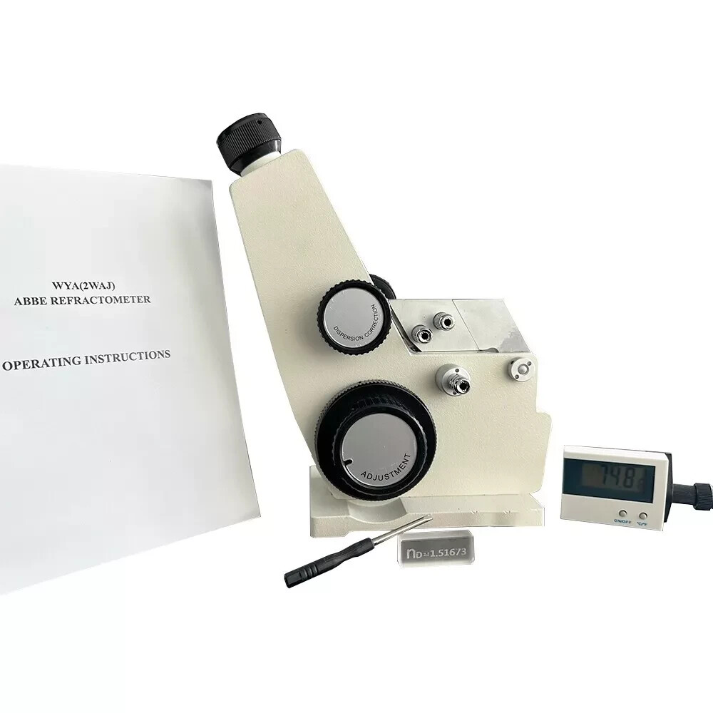Monocular ABBE Refractometer Brix Refractometers Refractive Index 1.3000-1.7000