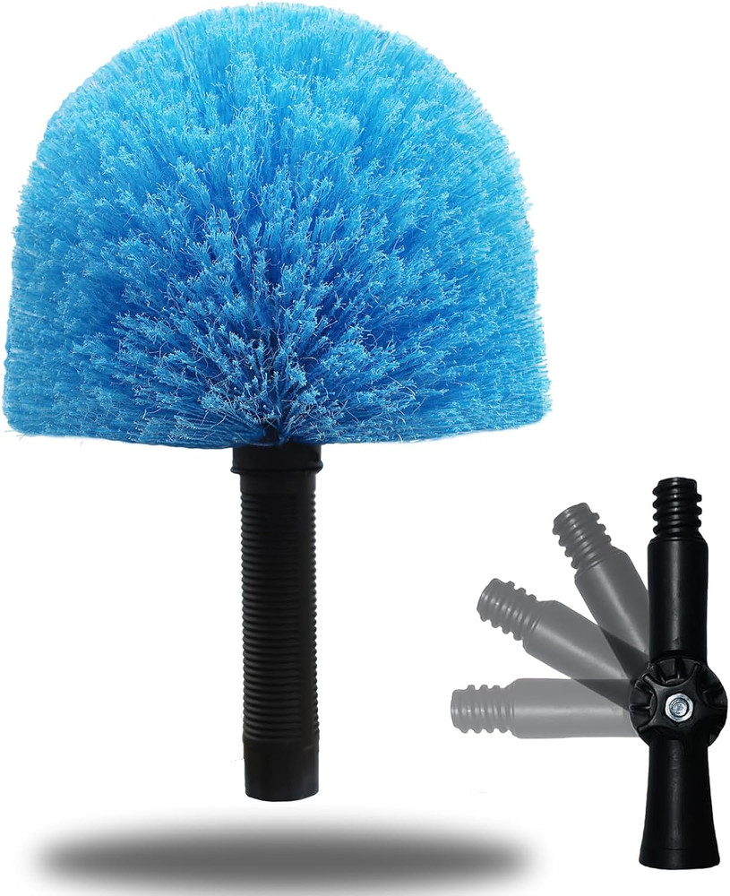 Twist-On Cobweb Duster Head Brush // Spider Web Brush with Universal Joint