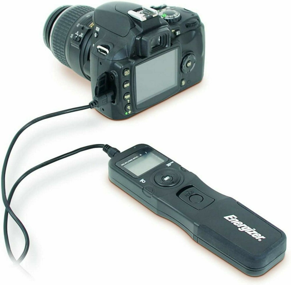 NEW Energizer ENS-LCDU Multi-Fit LCD Timed Remote Shutter Trigger 4 ft / 1.2 m