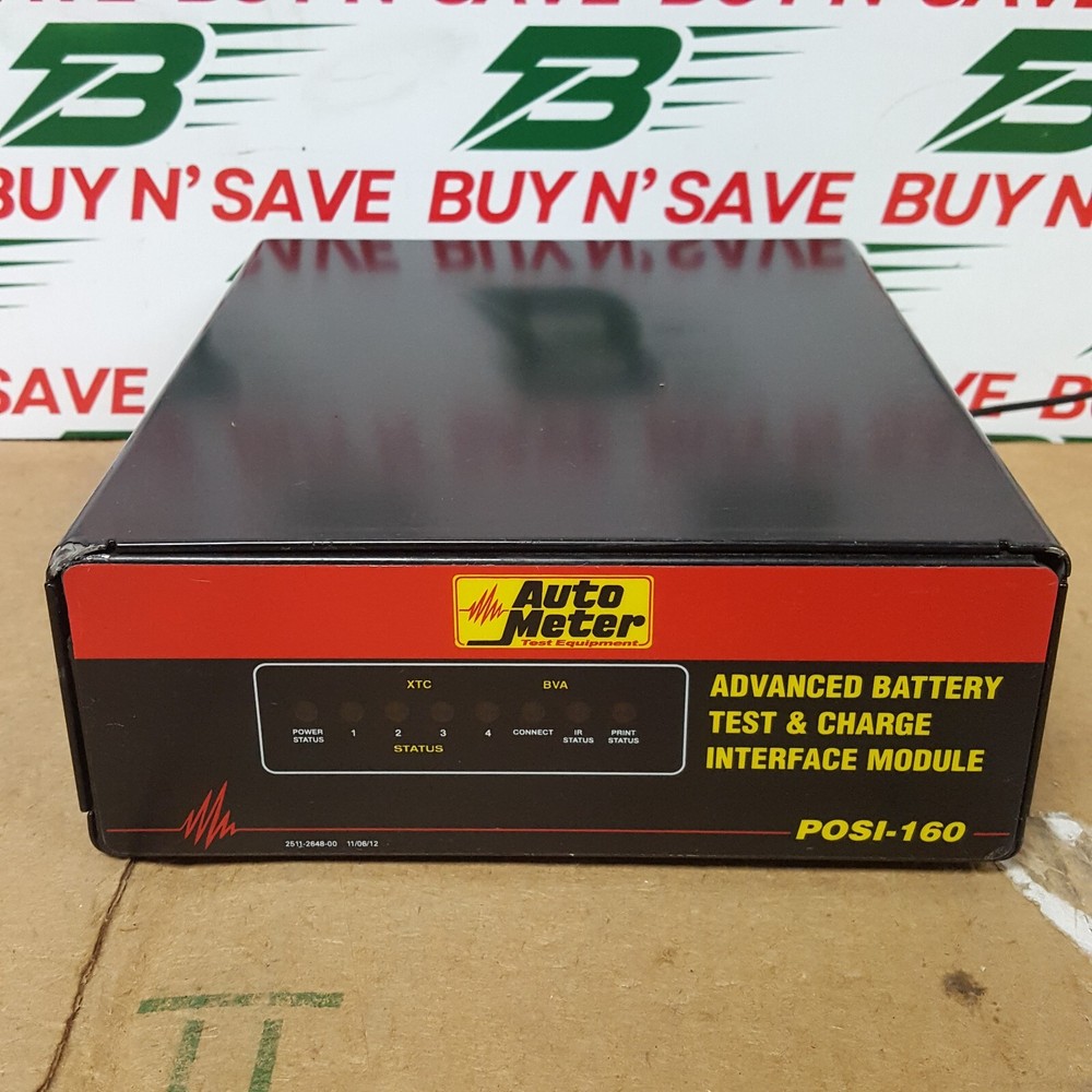 Auto Meter POSI-160  Battery Charger/Tester Interface Module w/Power Cord - USED