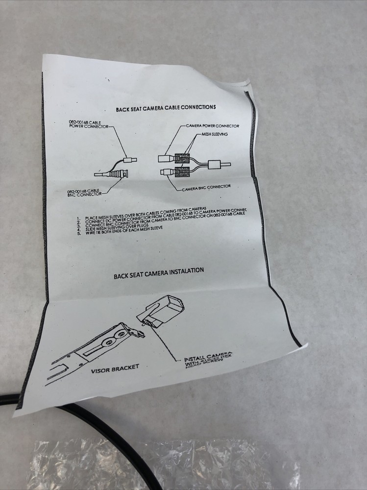 B/W DF-8063 20/20-W CCD Camera w/Light Sensor