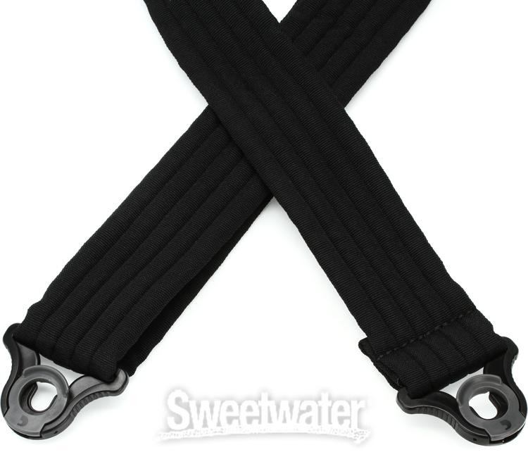 D'Addario Auto Lock Guitar Strap - Padded Black