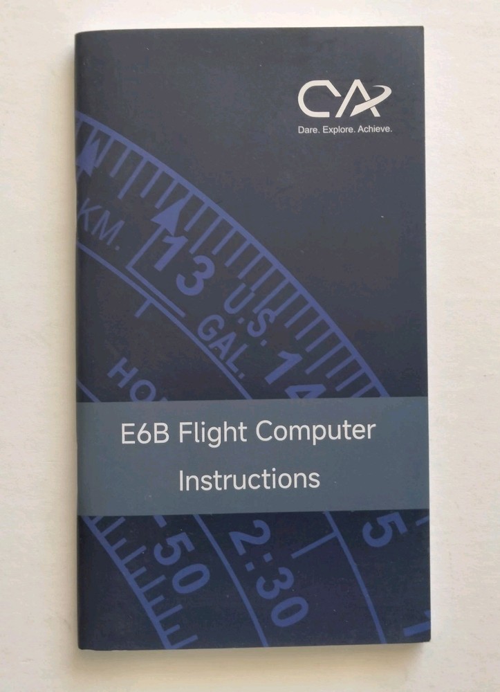 CYA E6B Metal Flight Computer BUNDLE VFR Kneeboard Clipboard Lot