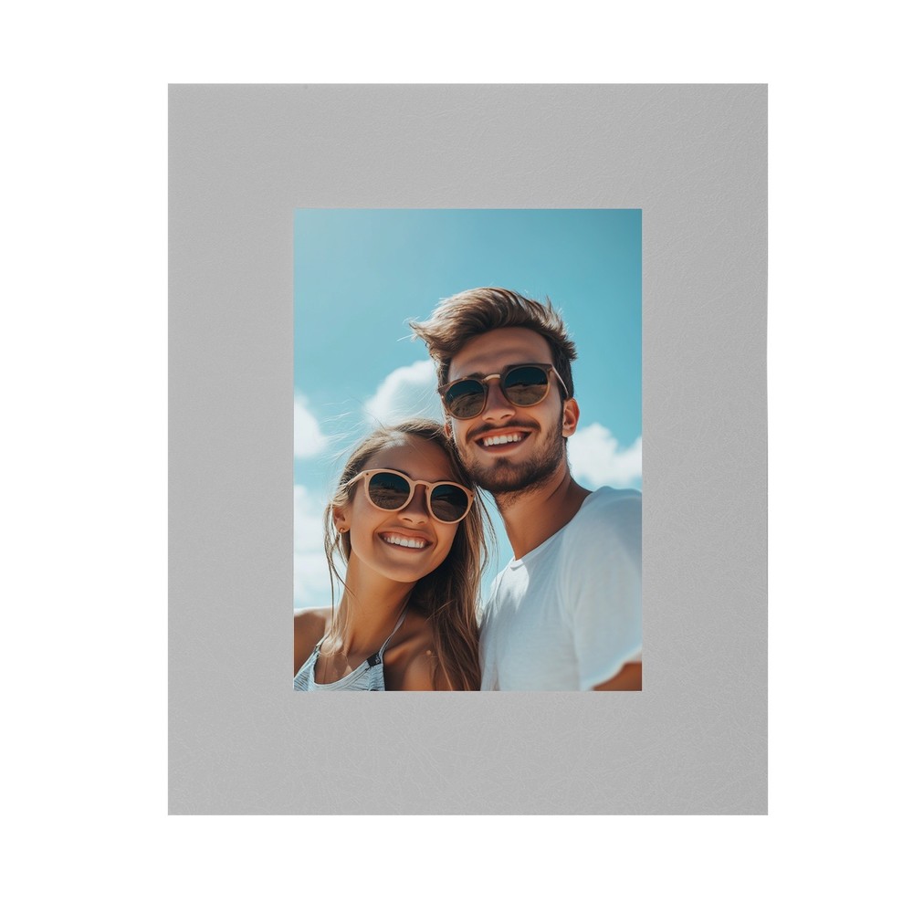 Picture Mats, 8x10 Frame Mattes, Gray