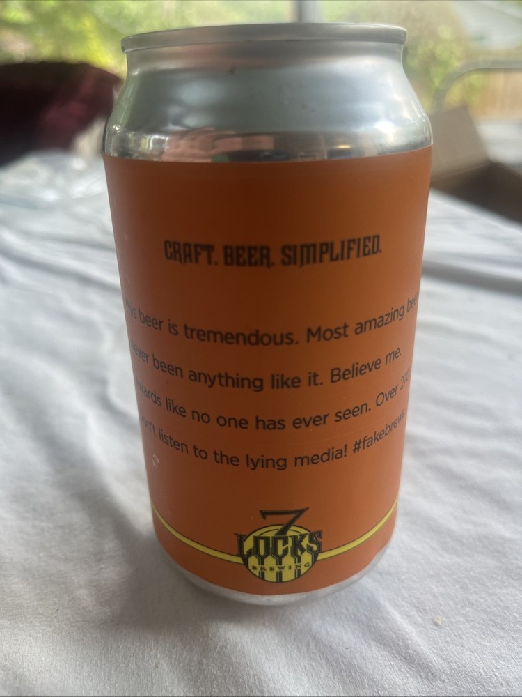 Surrender Donald Trump 7 Locks Brewing Can