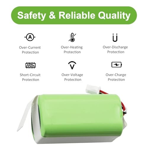 2-Pack Rechargeable Battery Replacement for Eufy X10 Pro Omni Robot Vacuum