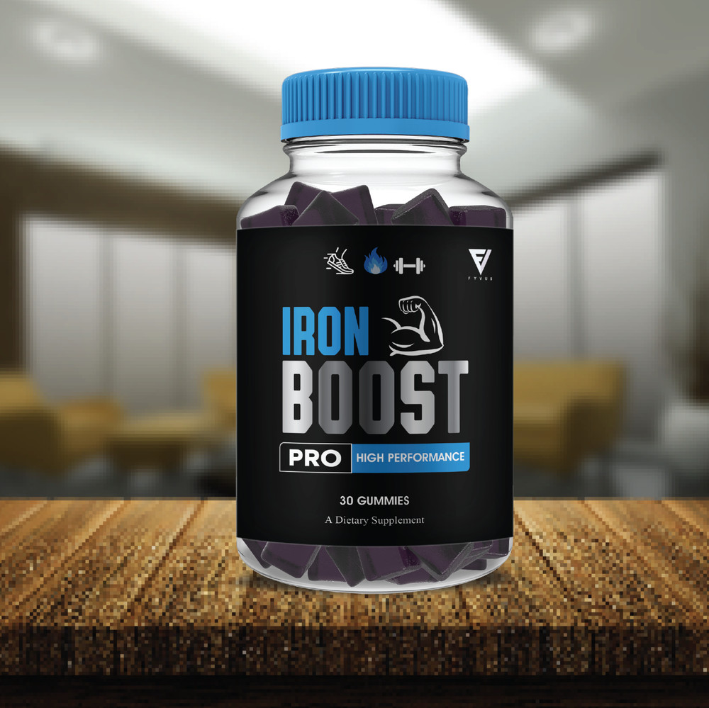 (3 Pack) Iron Boost Pro Performance Gummies, IronBoost Pro (3 Month Formula)