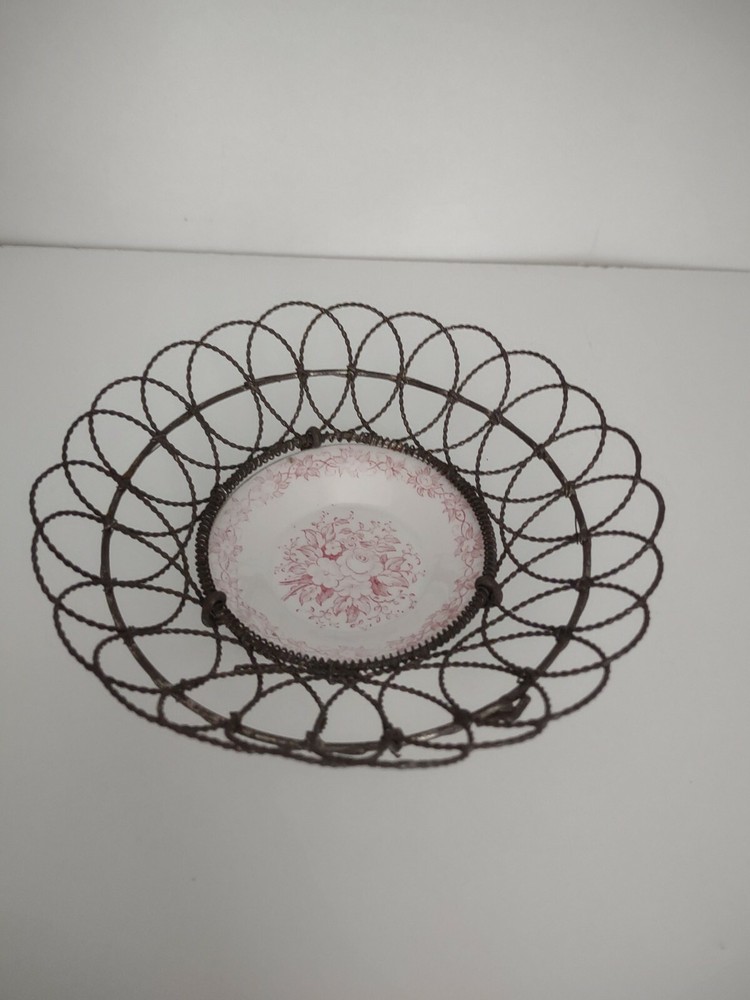 wire baskets vintage