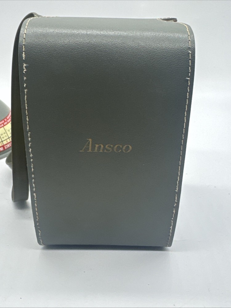 Vintage Ansco Camera Anscoflex Box Camera with Leather Case Flash