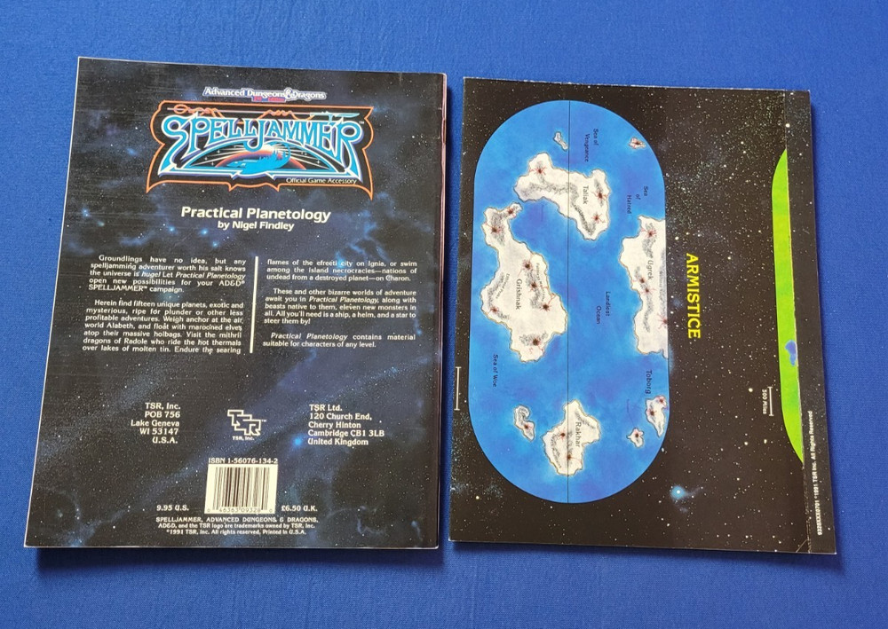AD&D Practical Planetology with Map - Spelljammer 9328