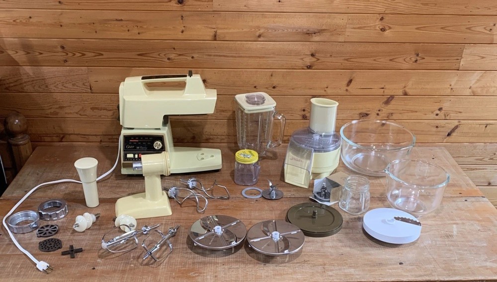 Vintage OSTER Regency Kitchen Center with Attachments