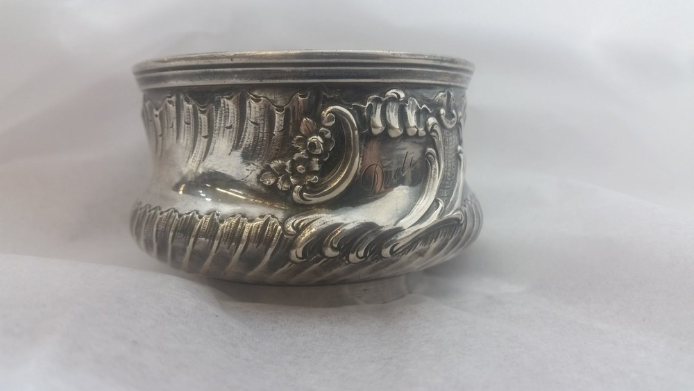 FRENCH STERLING SILVER CUP WITH HANDLE DIDI