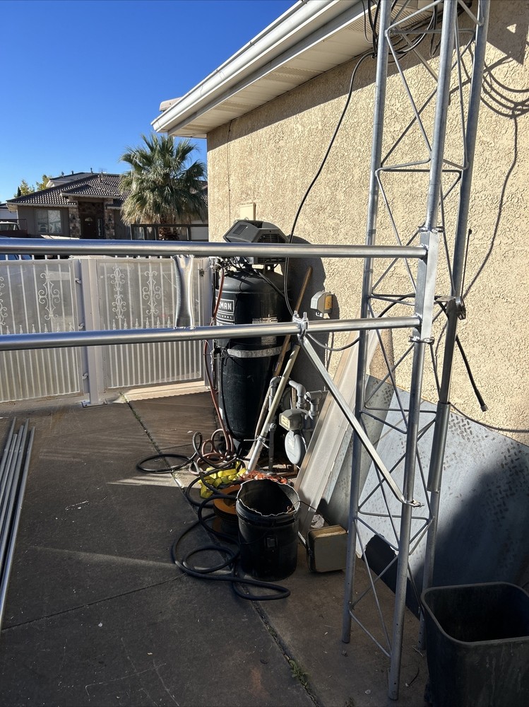 Antenna Tower Side Arm Mount 57 Inches From Tower 12 Inch Mounting Pipe