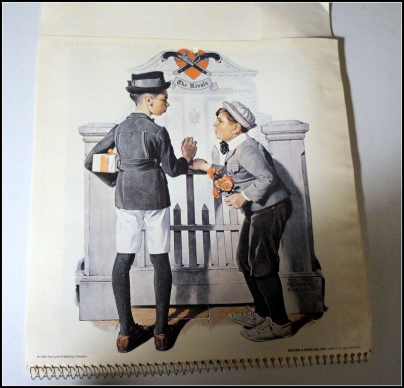 1999 Norman Rockwell Appointment Calendar #E102