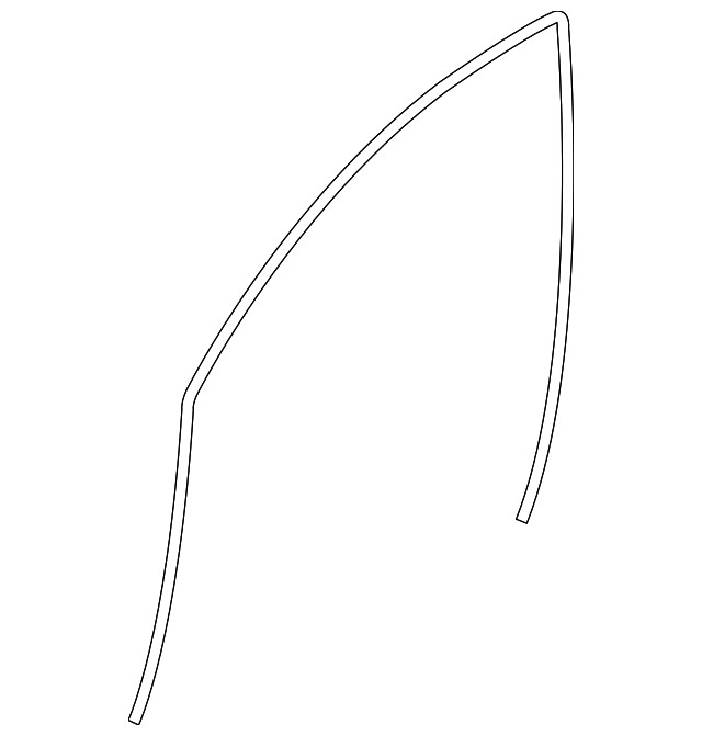 Genuine Subaru Run Weather-Strip 63527AN00A