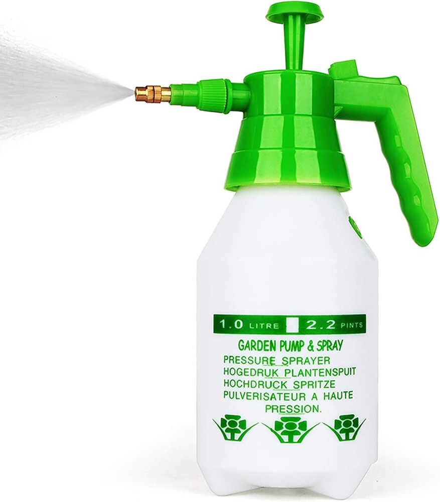 Versatile 68oz Hand-Held Garden Pressure Sprayer with Adjustable Nozzle