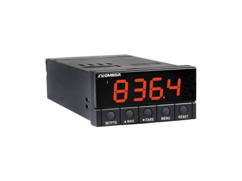 Omega DP25B-S-A - Strain Gage Panel Meter, 1/8 DIN, 3.5 Digit, 9-Segment