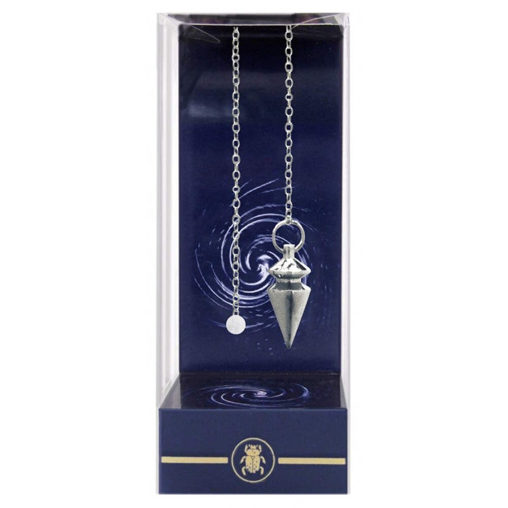 Lo Scarabeo Silver Egyptian Pendulum Divination Dowsing with Bag & Guide