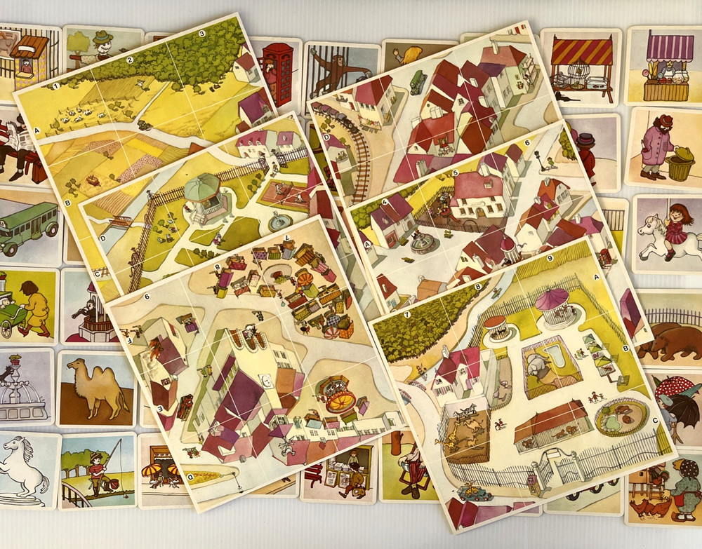 Annie Kubler 1984 Which Way, Please? Map Reference Game Complete RARE VINTAGE