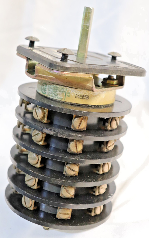 24205B Electroswitch Rotary Selector Switch Control Panel Switchgear Electro Sel